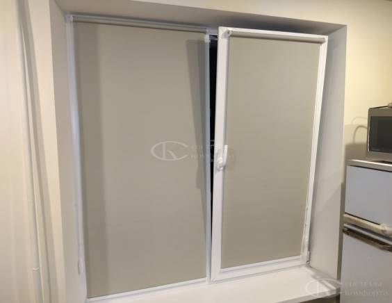 Портфолио свободновисящие рулонные шторы