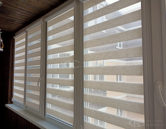 Порфолио работ шторы День-Ночь Комбо они