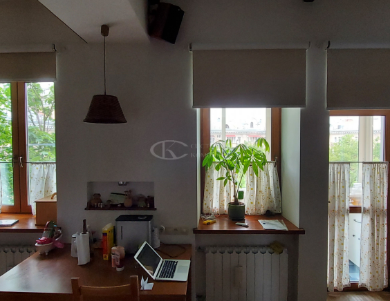 Портфолио свободновисящие рулонные шторы