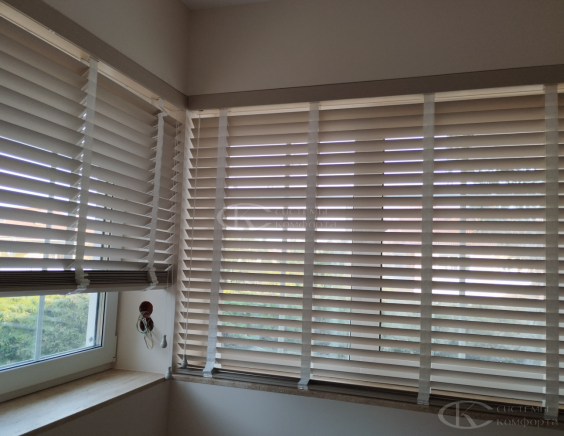 Горизонтальные жалюзи на пластиковые окна